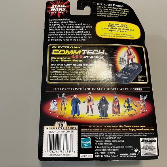 NIB Star Wars Episode 1 Collection 2 Destroyer Droid Figure with CommTech Chip - Picture 2 of 5